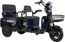 Электроскутер Трехколесный Corso "SiG-8 PRO" (1200W, 72V,28Ah) Синий