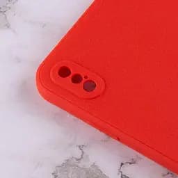 Силіконовий чохол Candy Full Camera для Apple iPhone XS Max (6.5) Червоний / Red - мініатюра 3
