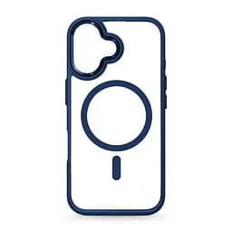 Чехол для Apple iPhone 16, Unit MagSafe, синий, прозрачный, магсейф, противоударный, магнитный, панель-накладка с поддержкой MagSafe, с поддержкой беспроводной зарядки, TPU+PC, защита всего корпуса, ударостойкий, ArmorStandart (ARM78704)