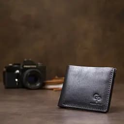 Чоловіче шкіряне портмоне GRANDE PELLE 11,5х9х1 см acs0018624 - мініатюра 6