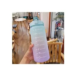 Спортивна пляшка для води BOTTLE gym purple/navy 2 л - мініатюра 3