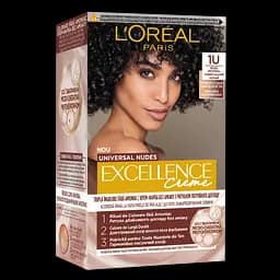 Стійка крем-фарба для волосся L'Oreal Paris Excellence Crème Universal Nudes 1U Універсальний чорний 192 мл