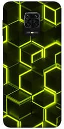 Чохол Demsky Neon hexagon для Xiaomi Redmi Note 9s / Note 9 Pro / Note 9 Pro Max