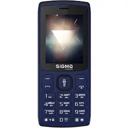 Телефон кнопочный Sigma X-style 34 NRG TYPE-C синий
