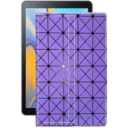 Чохол StatusCASE з екошкіри для планшету Samsung Galaxy Tab A 10.5 (T590) Фіолетовий ромб
