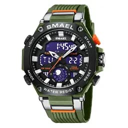 Годинник наручний Smael 8058 Khaki (16678)
