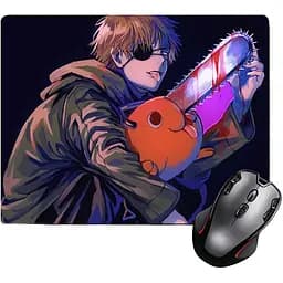 Ігрова поверхня Nextprint Людина-бензопила Денджі та Пошана - Chainsaw Man 300 х 250 мм (17469) 