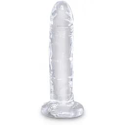 Фаллоимитатор King Cock Clear 6 Inch 18.4 см прозрачный