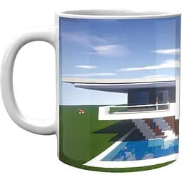 Кружка GeekLand Minecraft Майнкрафт будинок МС.02.035
