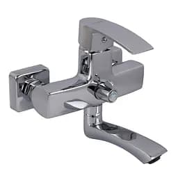 Смеситель для ванны DOMINO RONDO DND-102NE с переключателем EURO поворотный для комфортного использования и элегантного дизайна.