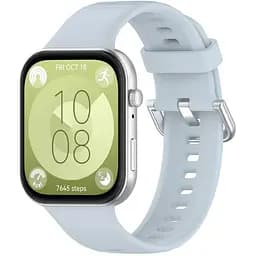 Ремінець DK для Huawei Watch Fit 3 Silicone Sport Classic (017792) (grey) - мініатюра 2
