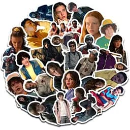 Стікерпак набір наклейок G-Toys Stranger Things 45 шт. (SP ST 01)