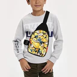 Сумка через плече дитяча Посіпаки 29х17 см сумка слінг для хлопчика (02303)