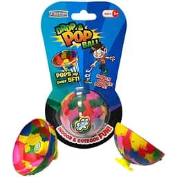 Іграшка-антистрес UFT Drop & Pops Ball Hip Hop Bouncing Ball попригун поппер літаючий 3 шт. (UFTDPB3)