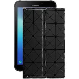 Чехол StatusCASE из экокожи для планшета Samsung Galaxy Tab Active 2 Черный ромб