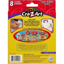 Маркери Cra-Z-Art Super Washable легкозмивні 8 шт. (10000CRA) - мініатюра 2