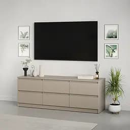 Тумба під телевізор MebelStar Нео 6Ш 150x43x53 см Кашемір (MBS-1282)