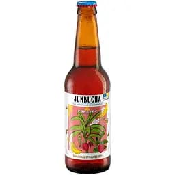 Напій безалкогольний слабогазований Forever Janbucha Banana & Strawberry 0.35 скло