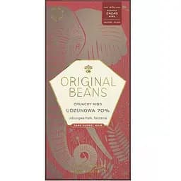 Шоколад чорний Original Beans Удзунгва Парк Танзанія органічний 70 г