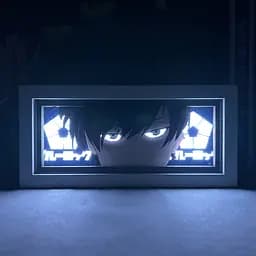 Світильник нічник 3D Синя в'язниця: Блю Лок Рін Ітосі Blue Lock Rin Itoshi 20 см NL3D BL RI