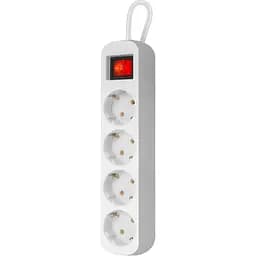 Power filtr 1.8м Defender S418, 4 розетки, з вимикачем, заземленням (992370) - мініатюра 4