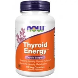 Пищевая добавка Now Foods Thyroid Energy здоровье щитовидной железы в капсулах №90