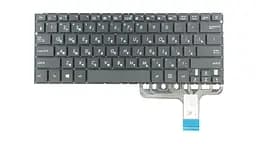 Клавіатура для ноутбука ASUS (UX305FA, UX305CA) rus, black, без фрейма - мініатюра 2