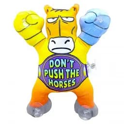 Дитяча м'яка іграшка "Кінь на липучках" Сувенір-Декор DPTS-5(Yellow) розмір 22 см