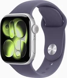 Смарт-годинник Apple Watch Series 11 GPS 42mm Silver Alu. Case w. Purple Fog S. Band - S/M (MEU64)