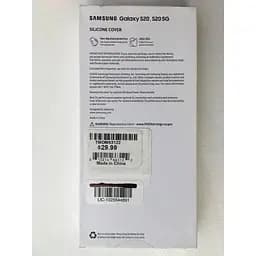 Оригінальний силіконовий чохол Samsung Silicone Cover Galaxy S20 (6.2") Black (EF-PG980TBEGRU) - мініатюра 4