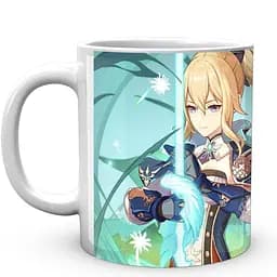 Кружка GeekLand Genshin Impact Геншин Импакт Джин с мечом GN 02.500 330 мл белая