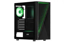 2E Gaming Корпус Infinity G205A без БЖ 2xUSB3.0, 1xUSBType-C, 1x120мм ARGB, 2x120мм, VGA 345мм, LCS ready, TG Side Panel, ATX, чорний - мініатюра 2