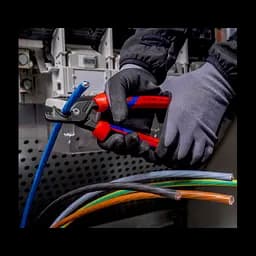 Ножиці для різання кабелів StepCut XL, 120мм.кв., 225мм KNIPEX 95 12 225, фосфатированные - мініатюра 3