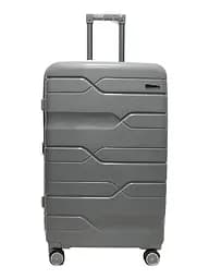 Валіза велика L поліпропілен Milano bag 0306 76×49×31см 82л Срібна - мініатюра 1