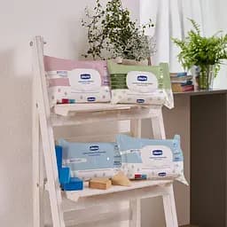 Вологі серветки Chicco з бісабололом та екстрактом мальви 72 шт. (12050.60) - мініатюра 4