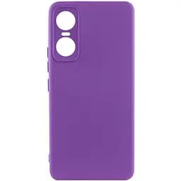 Чохол Silicone Cover Lakshmi Full Camera A для Tecno Pop 6 Pro Фіолетовий / Purple