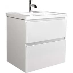 Тумба Мойдодир Сорренто 60-A Білий у ванну з умивальником ID-60 Білий