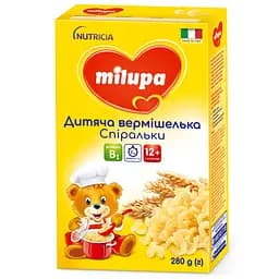 Дитяча вермішель Milupa Спіральки, 12+ міс., 280 г