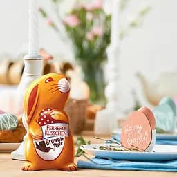 Фігурка шоколадна Ferrero Kusschen Заєць з брауні з молочного шоколаду 70 г - мініатюра 3