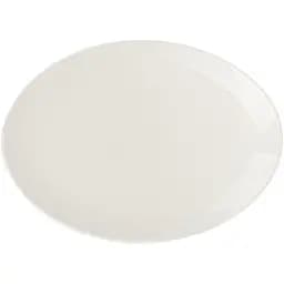 Тарілка МВМ My Home Перлина овальна 36x25.9 см біла (KP-93 L WHITE)