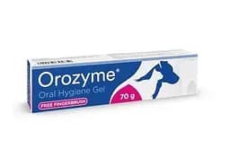 Гель для зубів та ясен Orozyme для котів та собак, профілактика зубного нальоту ротової порожнини 70 г 