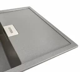 Кухонна мийка Platinum 8650 DIAMOND матова сірий мусон (SP000039172) - мініатюра 6