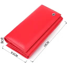 Жіночий гаманець на магнітах із натуральної шкіри ST Leather 19х9.5х3 см acs0029667 - мініатюра 3