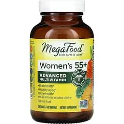 Мультивитамины для женщин 55+ MegaFood Multi for Women 55+ 120 таблеток
