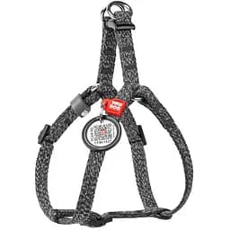 Шлея для котів та дрібних порід собак Waudog Re-cotton з відновленої бавовни та QR паспортом, світловідбиваюча