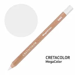 Олівець кольоровий Megacolor Білий (29101) Cretacolor