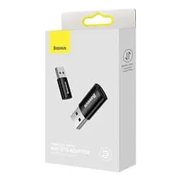 Адаптер Baseus Ingenuity Series Mini OTG Adaptor USB 3.1 to Type-C Black - мініатюра 3