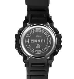 Чоловічий спортивний годинник Skmei 2003 (Чорний з білим) - мініатюра 6