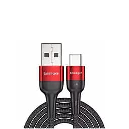 Кабель быстрой зарядки 5 А ESSAGER Fast Charging 5 A USB-A to Type C 0,3 м