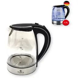 Чайник електричний Kingberg KB-2030 1.7 л 2200 Вт нержавіюча сталь чорний (KB-2030_546)